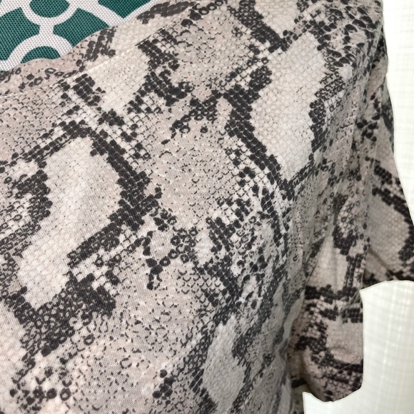 H&M Snakeprint Gray T Shirt - Picture 6 of 9